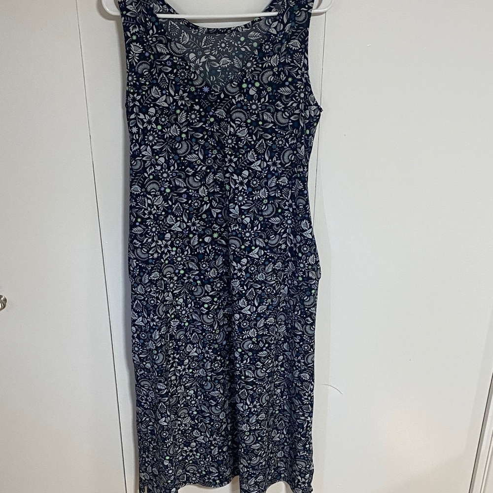 Title Nine Navy Floral Maxi Dress